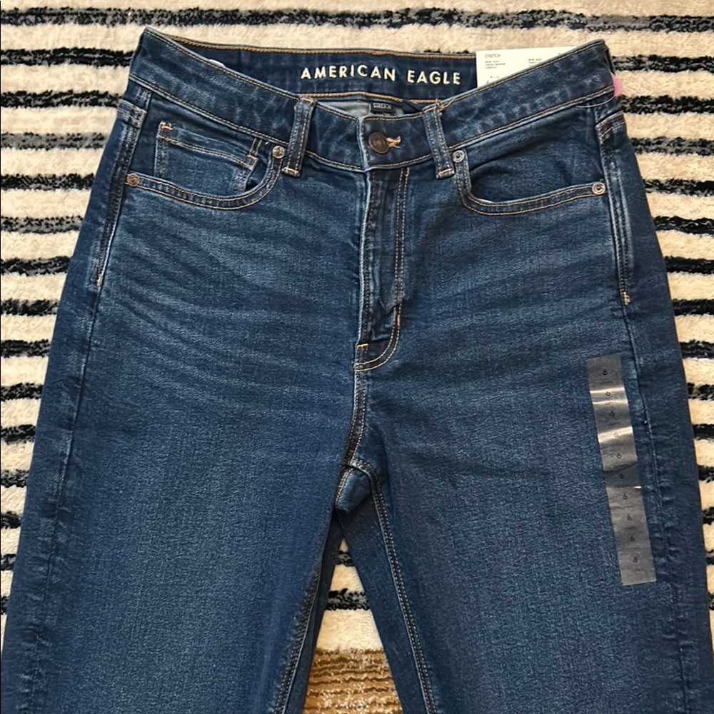 American Eagle Outfitters High Rise Blue Jeans